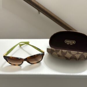 Coach Tortoise Shell Sunglasses